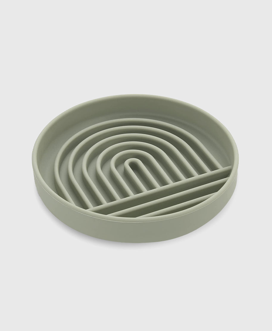 Silicone Puzzle Lick Bowl